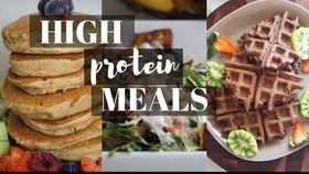 素食高蛋白质的食物